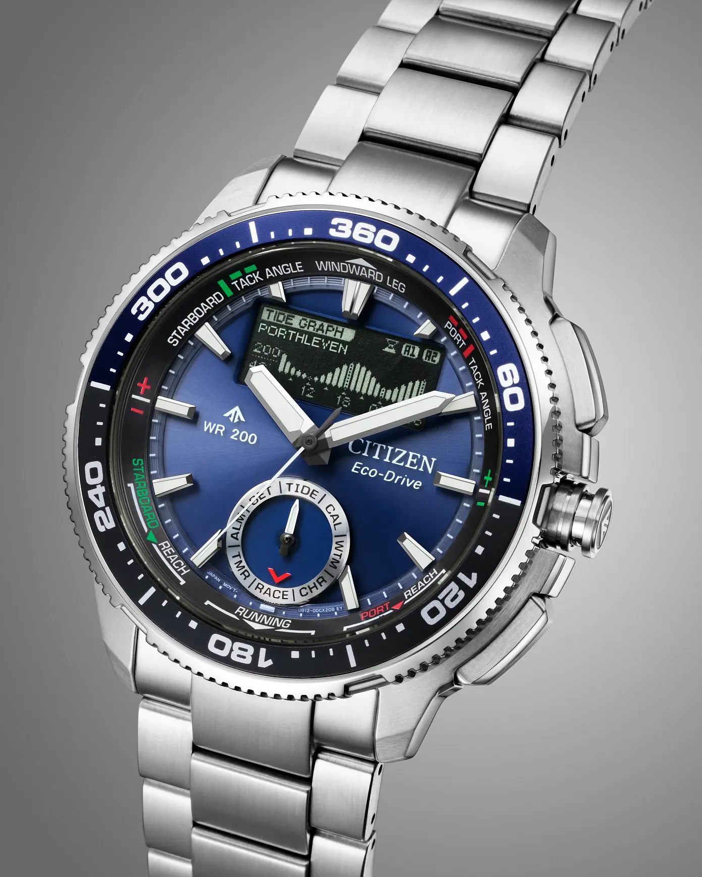 Promaster WaveTracker Blue Dial Stainless Steel Bracelet JV3006